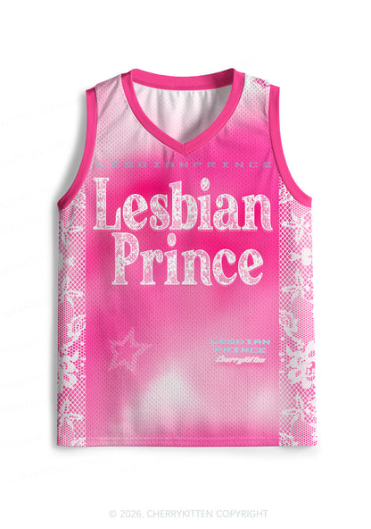 Lesbian Prince Pride Y2K Sport Jersey Tank Cherrykitten