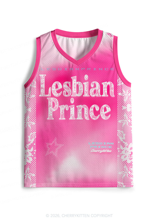 Lesbian Prince Pride Y2K Sport Jersey Tank Cherrykitten