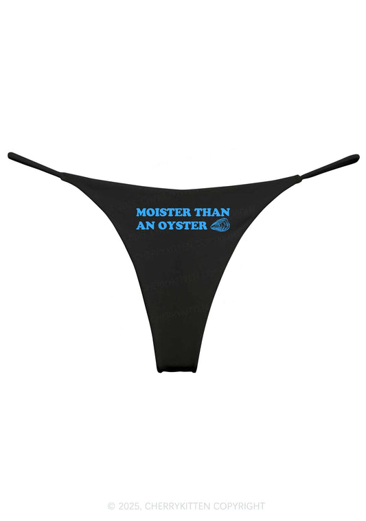 Moister Than An Oyster Y2K Bikini String Thong Cherrykitten