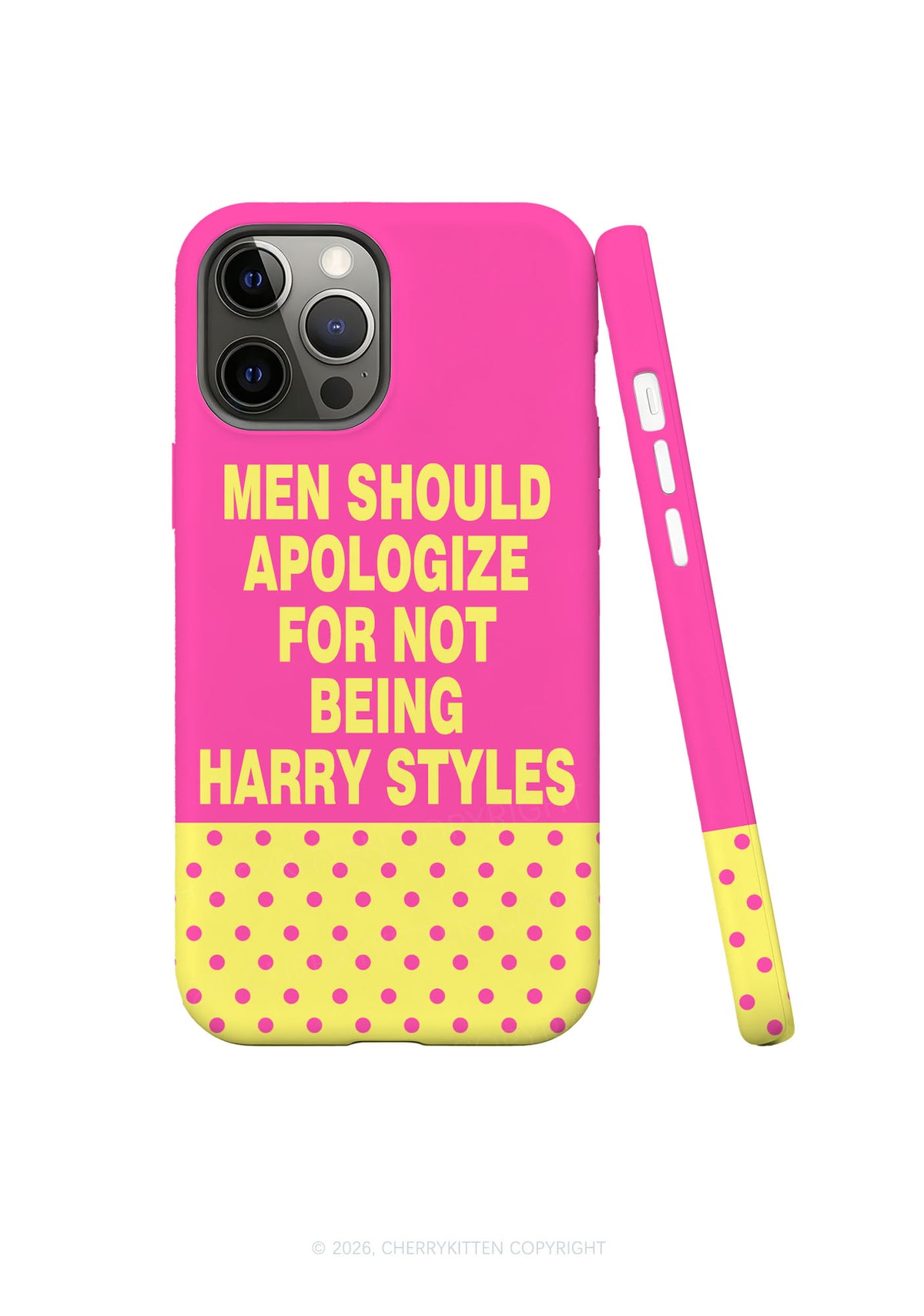 Men Should Apologize Y2K Phone Case Cherrykitten