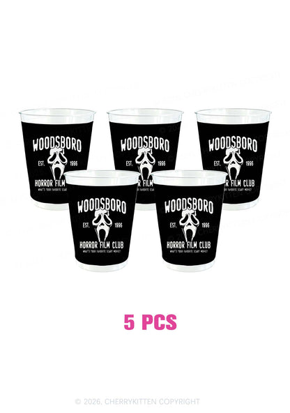 Horror Film Club Y2K Halloween Plastic Cup Cherrykitten