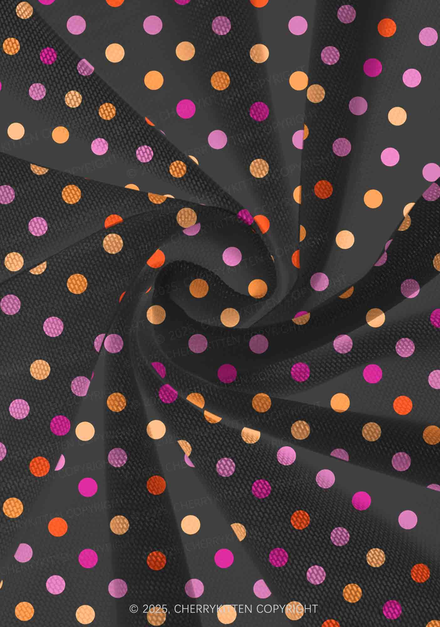 Lesbian Dots Pride Y2K Print Mini Layered Skirt Cherrykitten