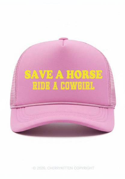 Ride A Cowgirl Y2K Trucker Hat Cherrykitten
