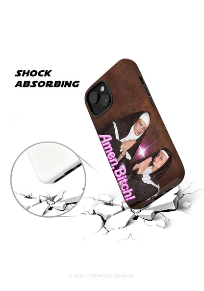 Amen Bxxch Y2K Phone Case Cherrykitten