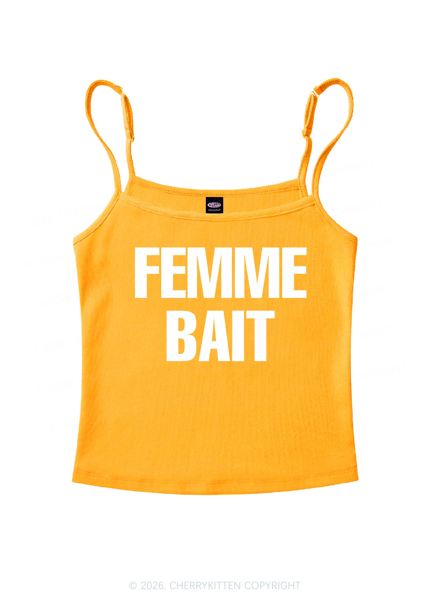 Femme Bait Pride Y2K Spaghetti Strap Cami Cherrykitten