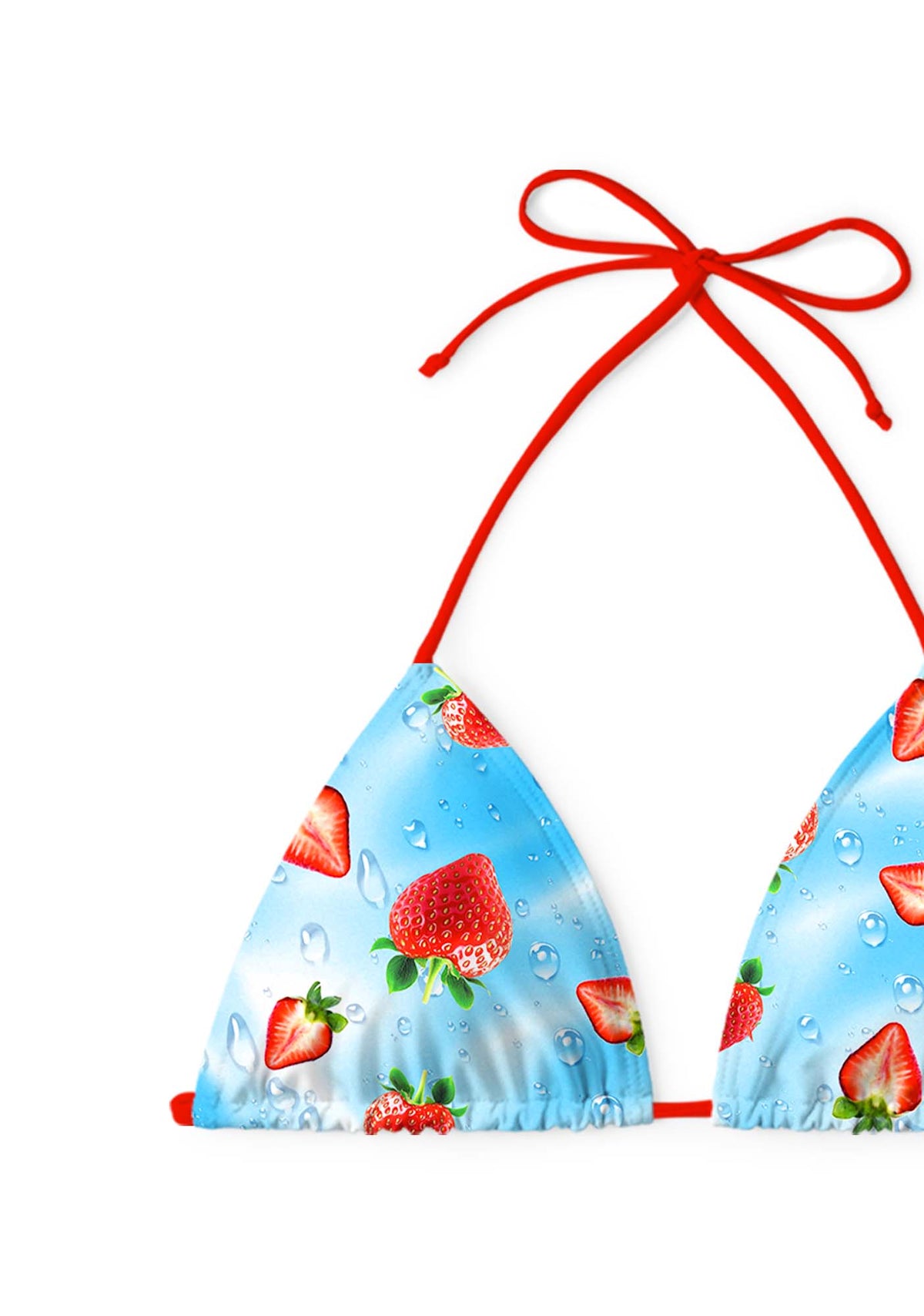Cute Strawberry Y2K Print Bikini Set Cherrykitten