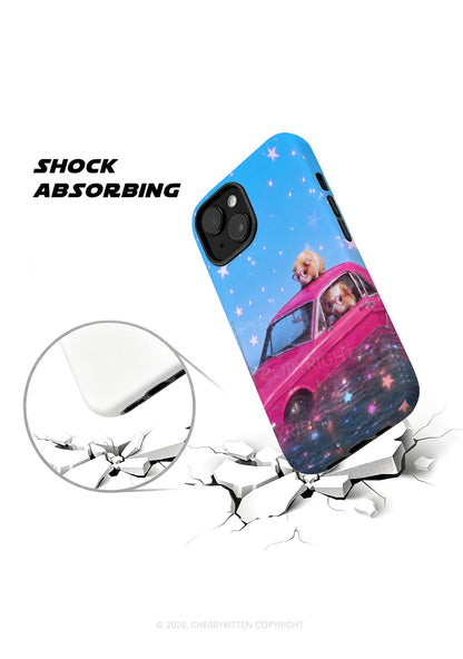 Two Guinea Pigs On Pink Car Y2K Phone Case Cherrykitten