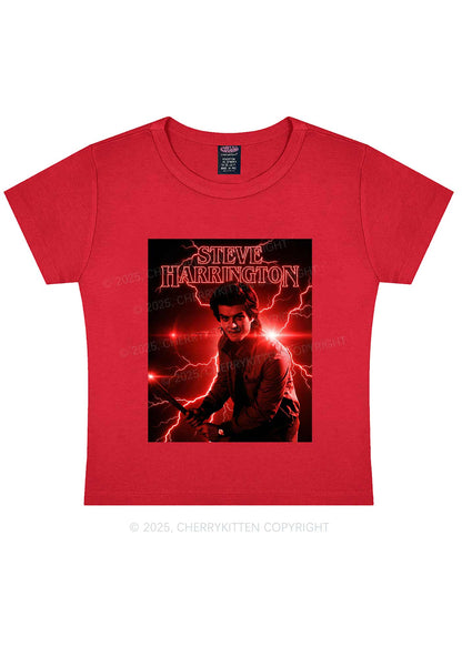 SH Red Lightning Y2K Baby Tee Cherrykitten