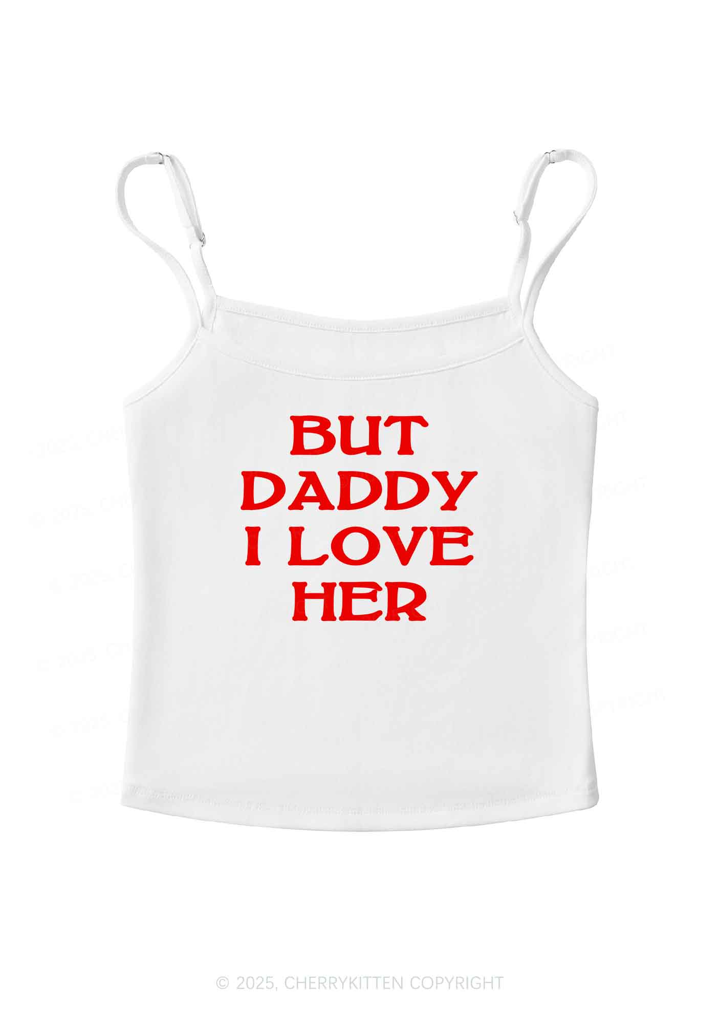But Daddy I Love Her Pride Y2K Spaghetti Strap Cami Cherrykitten