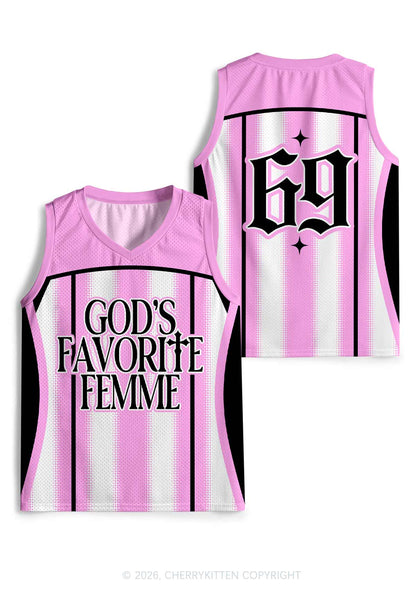Gods Favorite Femme Pride Y2K Sport Jersey Tank Cherrykitten