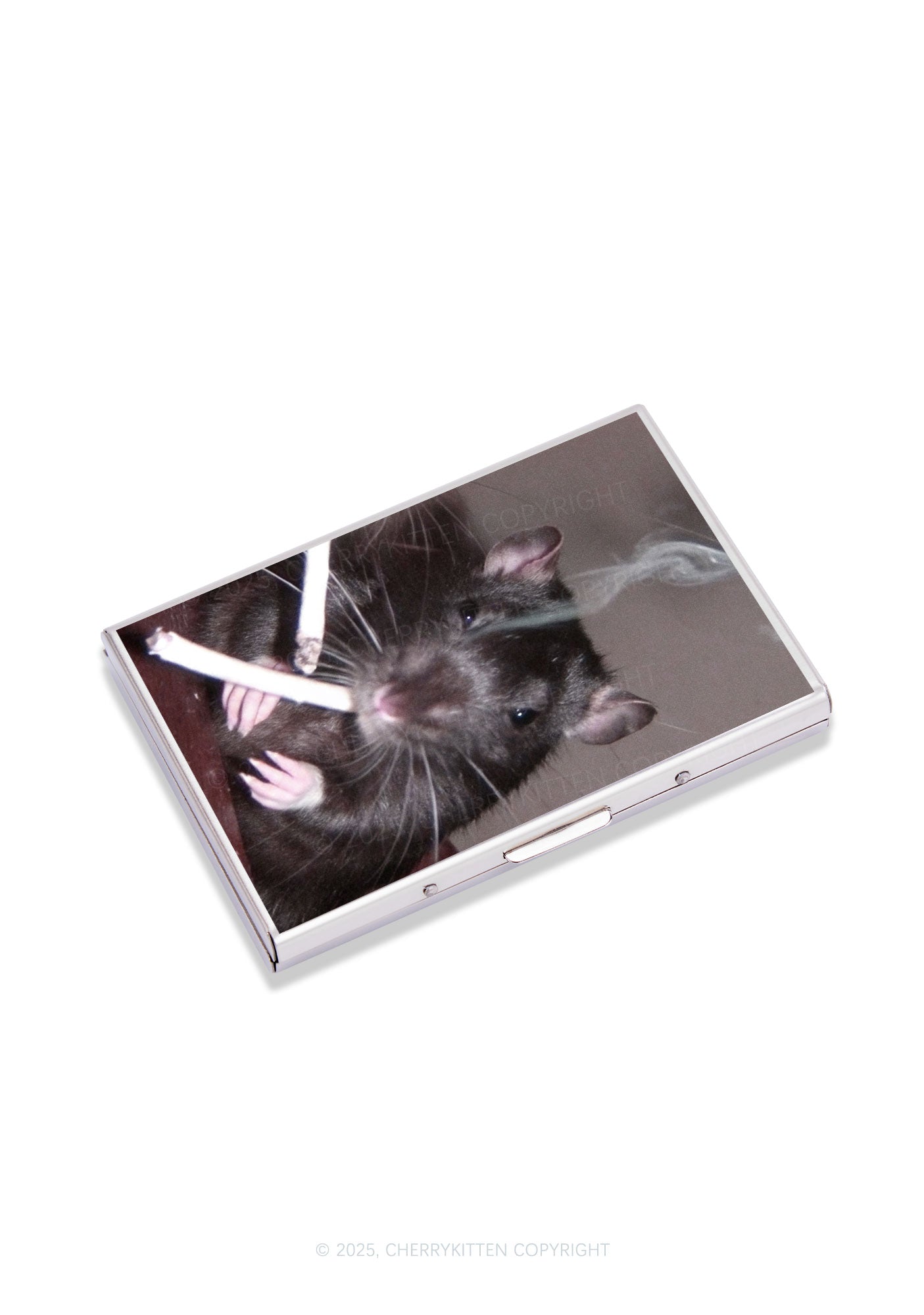Smoking Rats Y2K Mirror Cigarette Case Cherrykitten