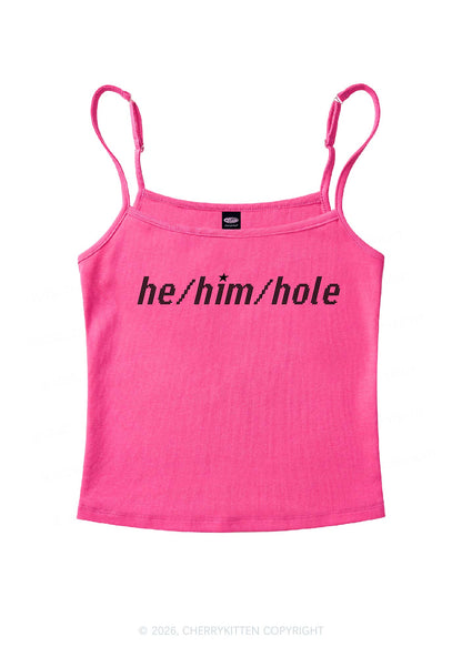 He Him Hole Pride Y2K Spaghetti Strap Cami Cherrykitten