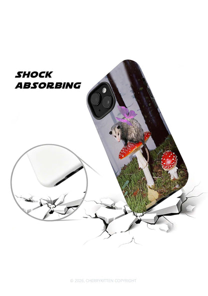 Fairy Possum On Mushroom Y2K Phone Case Cherrykitten