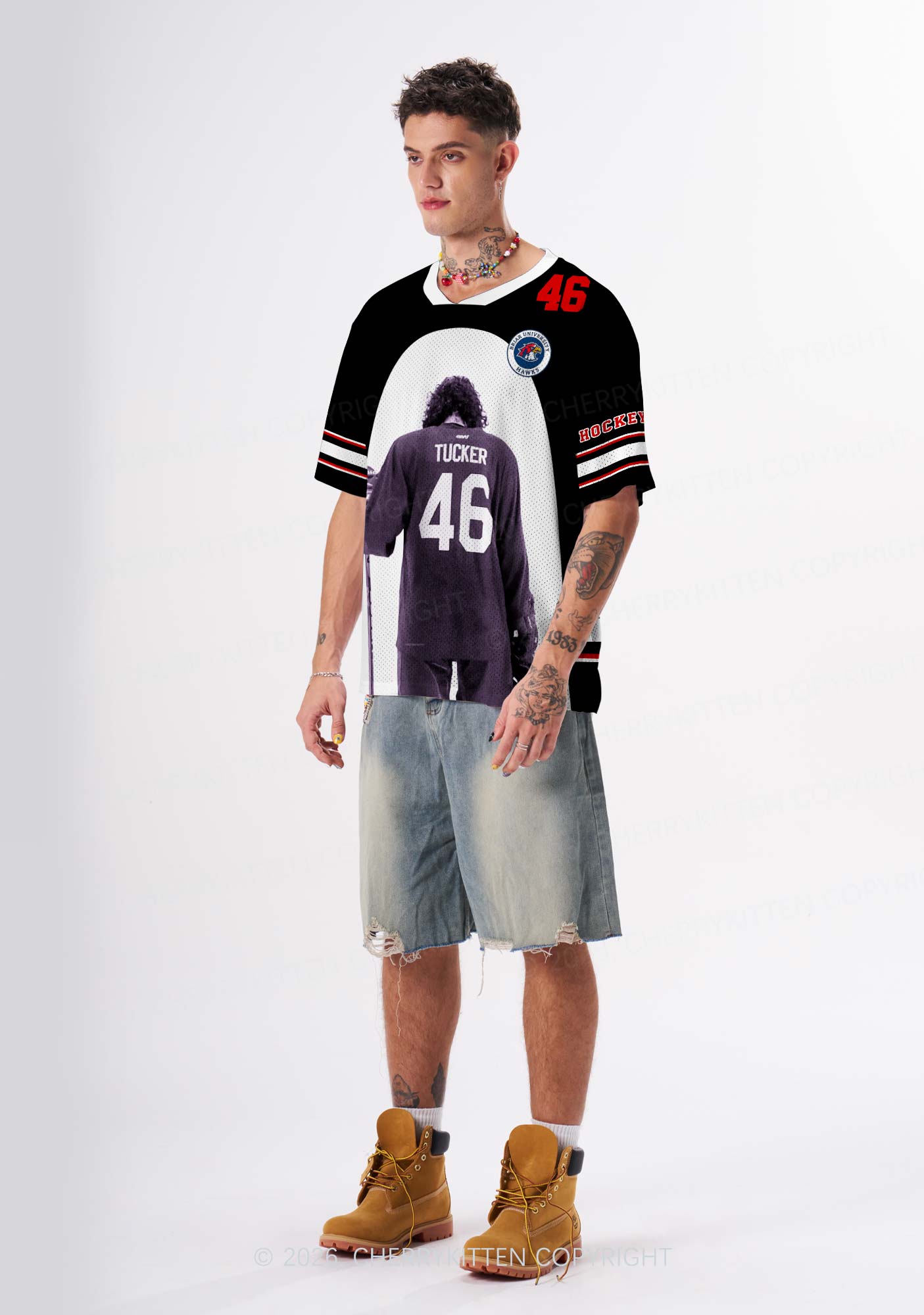 Hockey Player JT Y2K Sport Jersey Shirts Cherrykitten