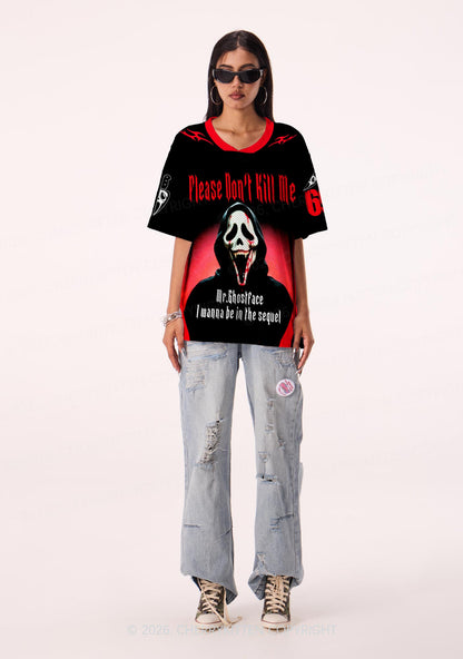 Halloween Please Dont Kill Me Y2K Sport Jersey Shirts Cherrykitten