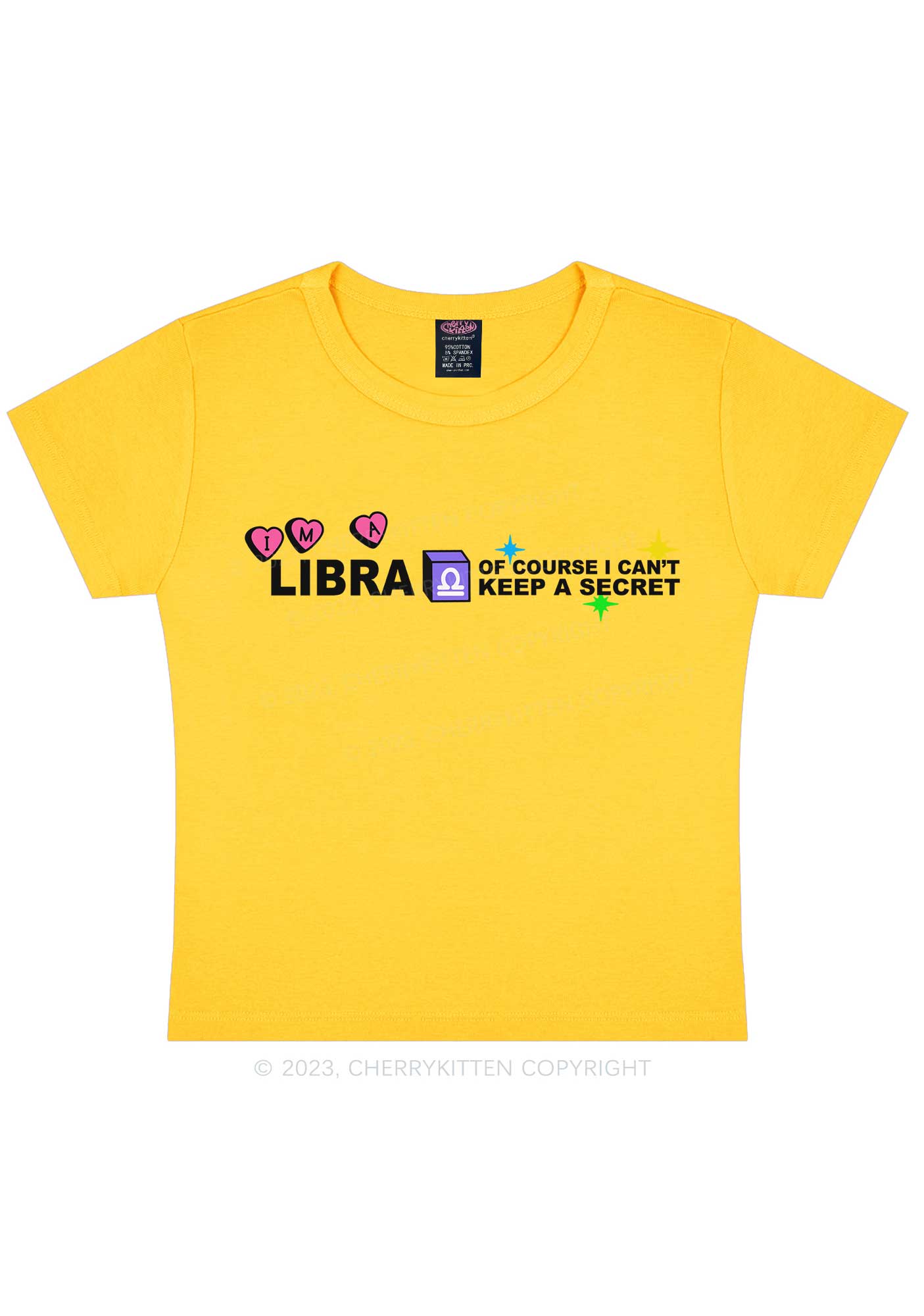 I'm A Libra Y2K Baby Tee Cherrykitten