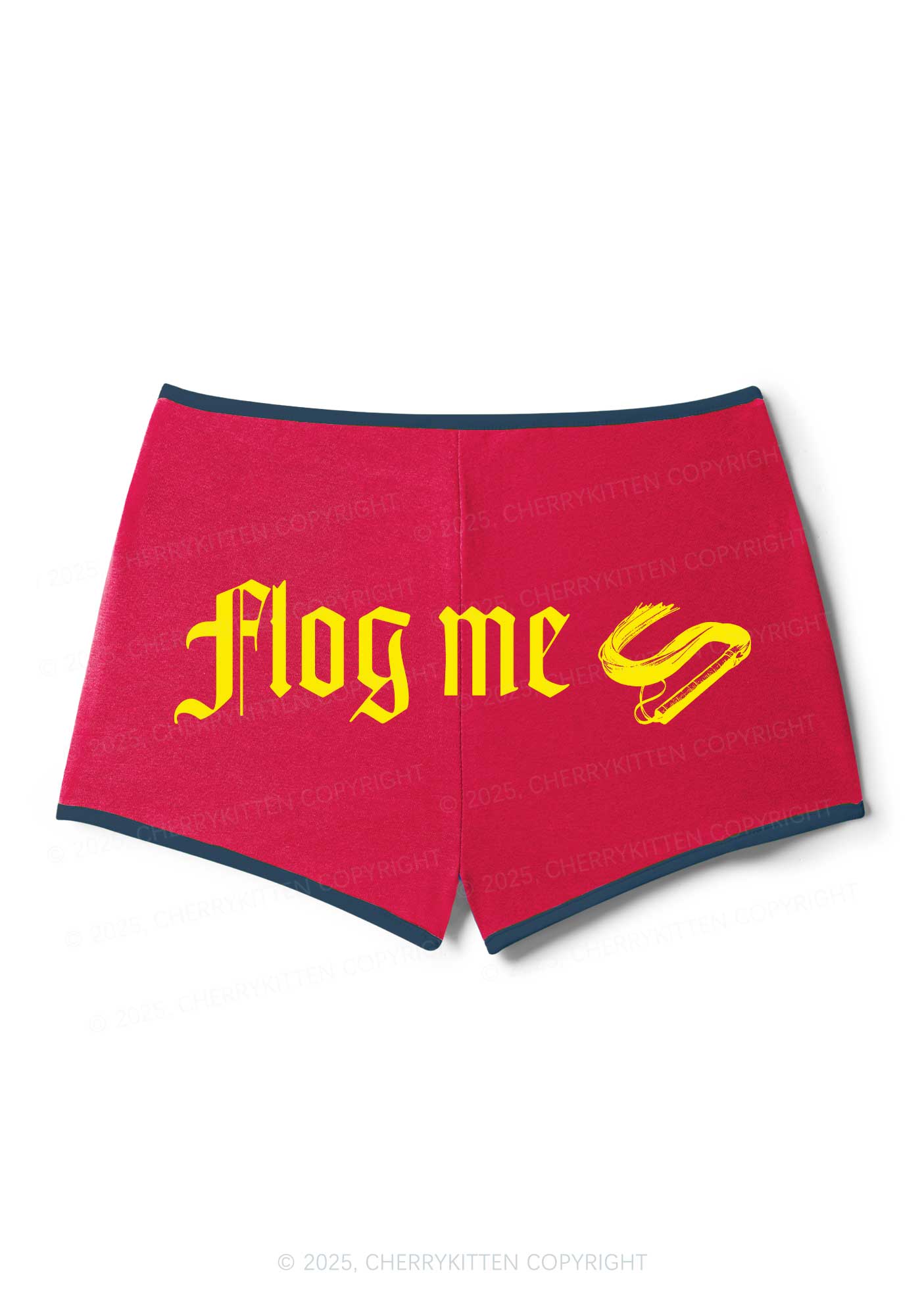 Flog Me Y2K Booty Shorts Cherrykitten