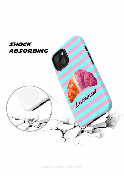 Lescroissant Pink Blue Stripes Pride Y2K Phone Case Cherrykitten