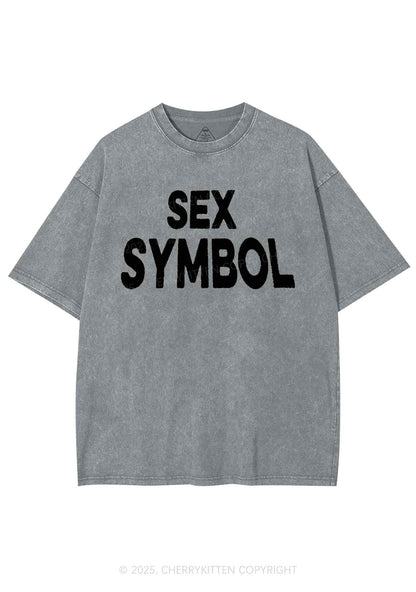 Sx Symbol Y2K Shirts Washed Tee Cherrykitten