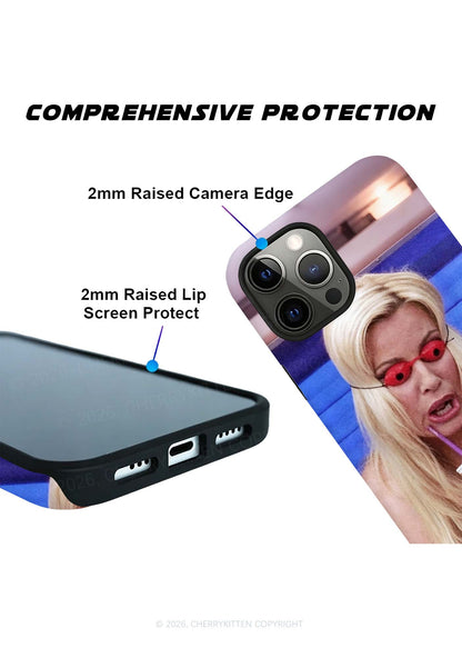 Red Eyeball Blonde Y2K Phone Case Cherrykitten