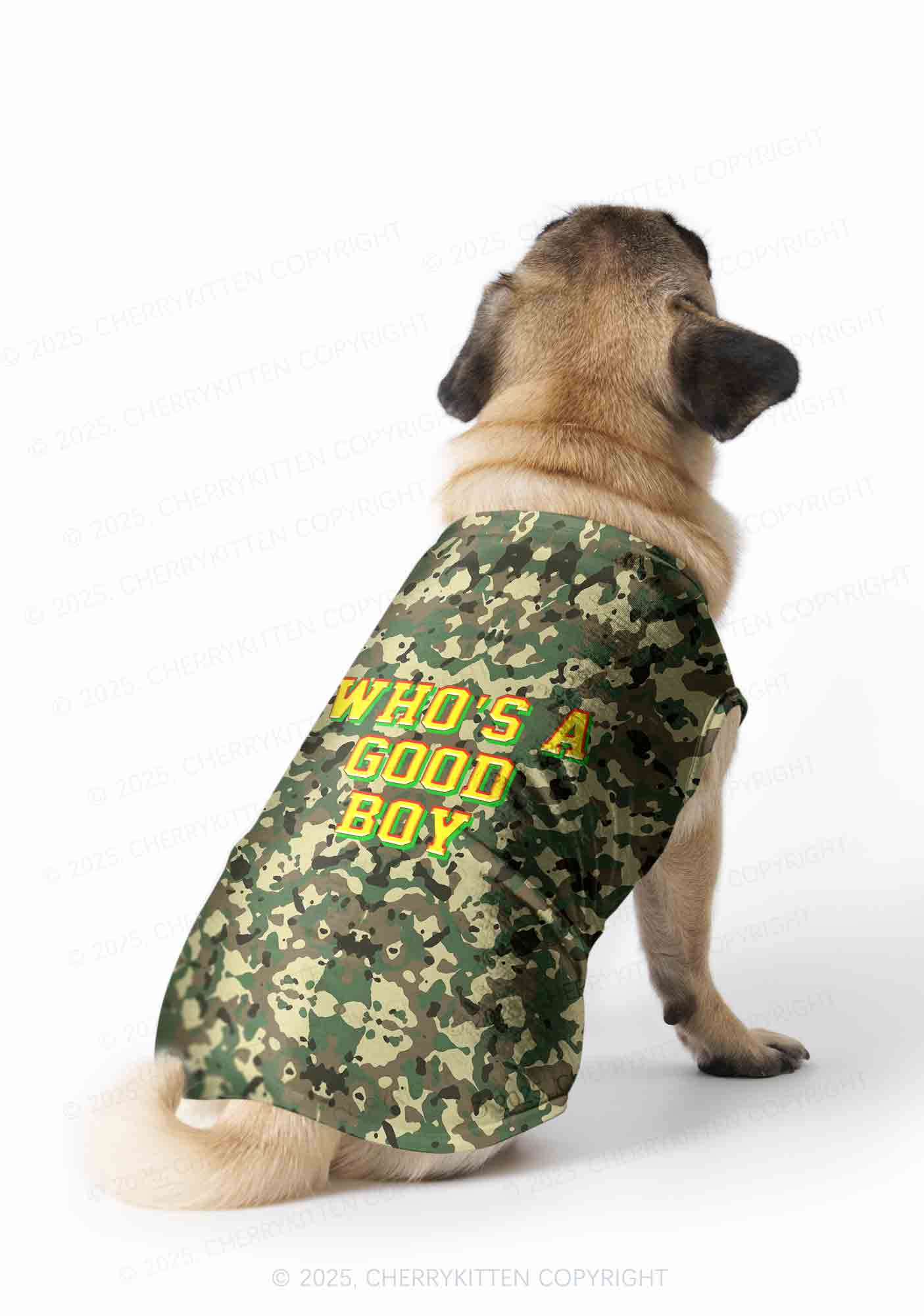 Whos A Good Boy Y2K Pet Tank Top Cherrykitten
