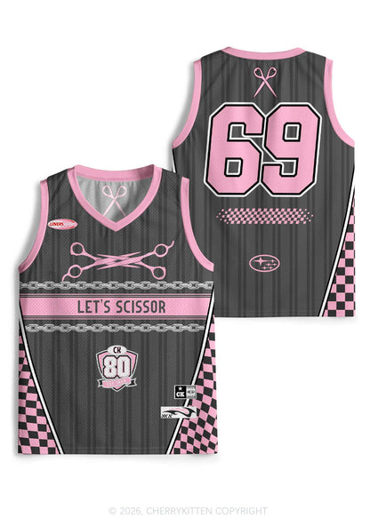 Lets Scissor Pride Y2K Sport Jersey Tank Cherrykitten