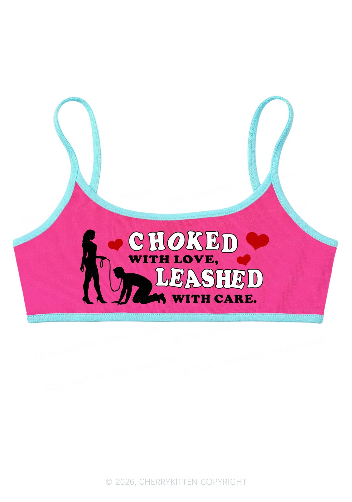 Choked With Love Y2K Super Crop Cami Cherrykitten