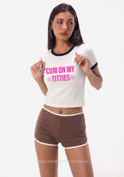 Cxm On My Txtties Y2K Ringer Tee Cherrykitten