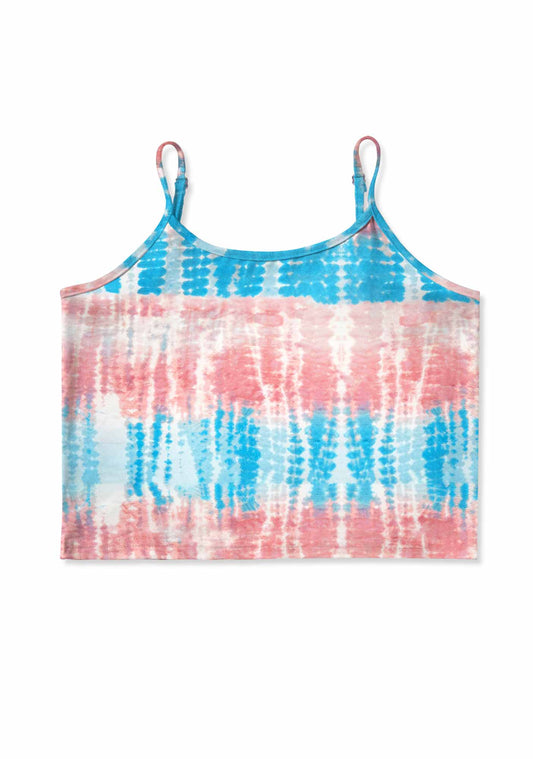 Tie Dye Trans Pride Y2K Print Cami Crop Top Cherrykitten