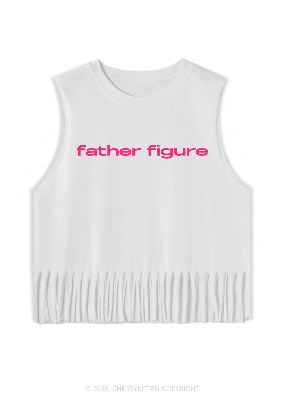 Father Figure Y2K Fringe Tank Top Cherrykitten