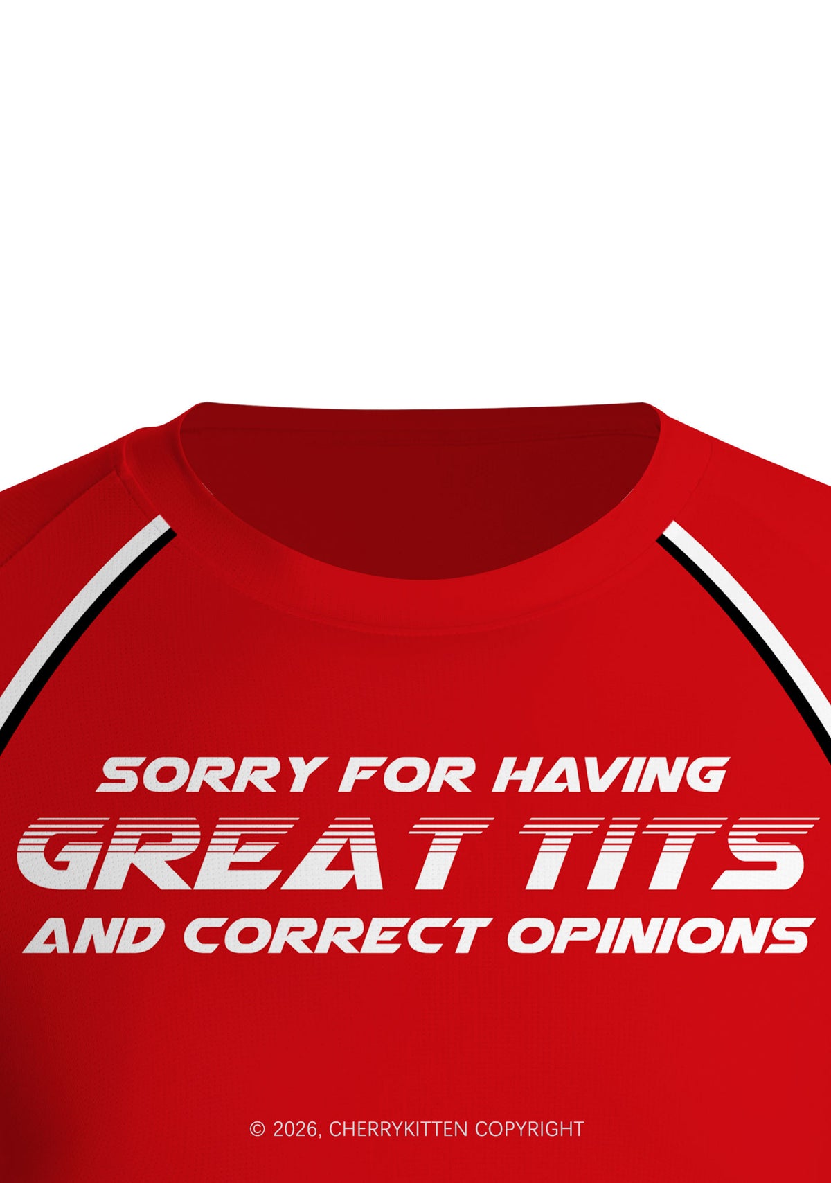 Sorry For Having Correct Opinions Y2K Football Jersey Shirts Cherrykitten