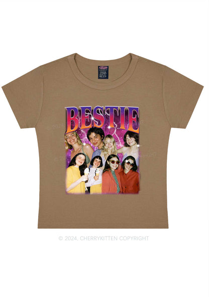 Custom Bestie Photo Y2K Valentine's Day Baby Tee Cherrykitten