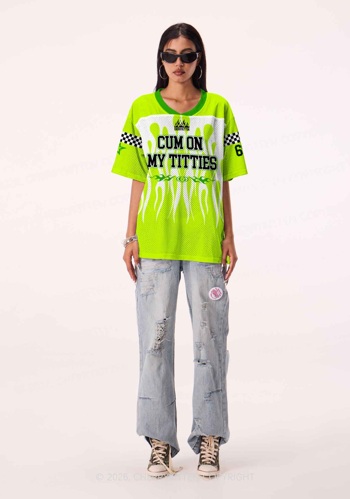 Cxm On My Txtties Y2K Sport Jersey Shirts Cherrykitten