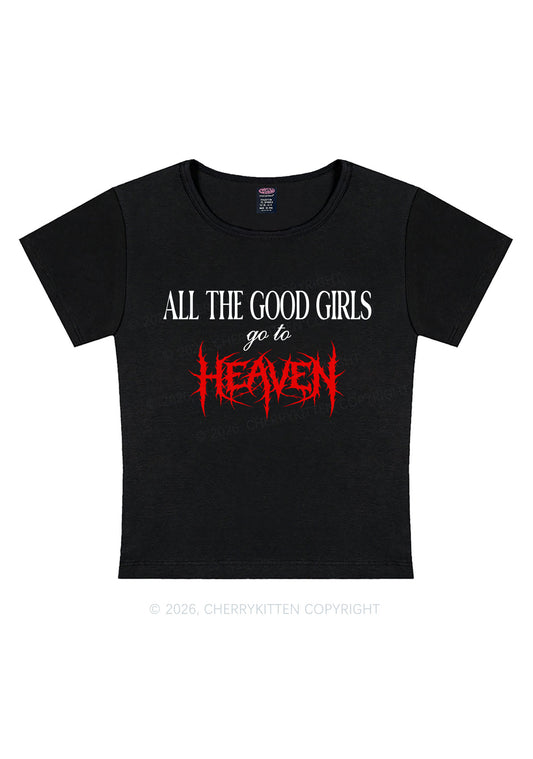 Good Girls Go To Heaven Y2K Baby Tee Cherrykitten