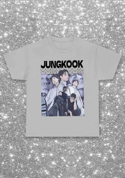 Jungkook Photo Kpop Y2K Chunky Shirt Cherrykitten