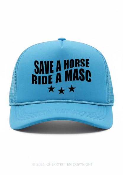 Ride A Masc Pride Y2K Trucker Hat Cherrykitten