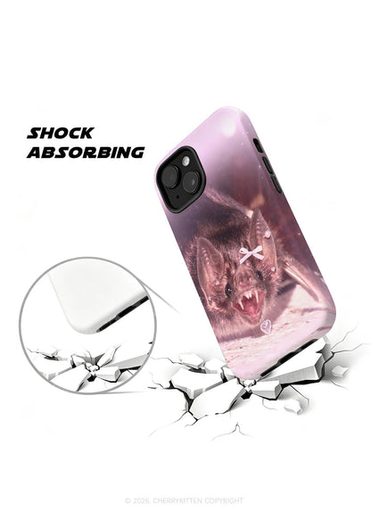 Halloween Pink Bow Bat Y2K Phone Case Cherrykitten