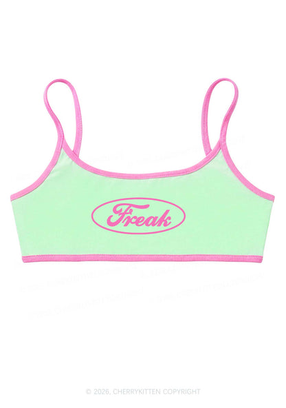 Oval Freak Y2K Super Crop Cami Cherrykitten
