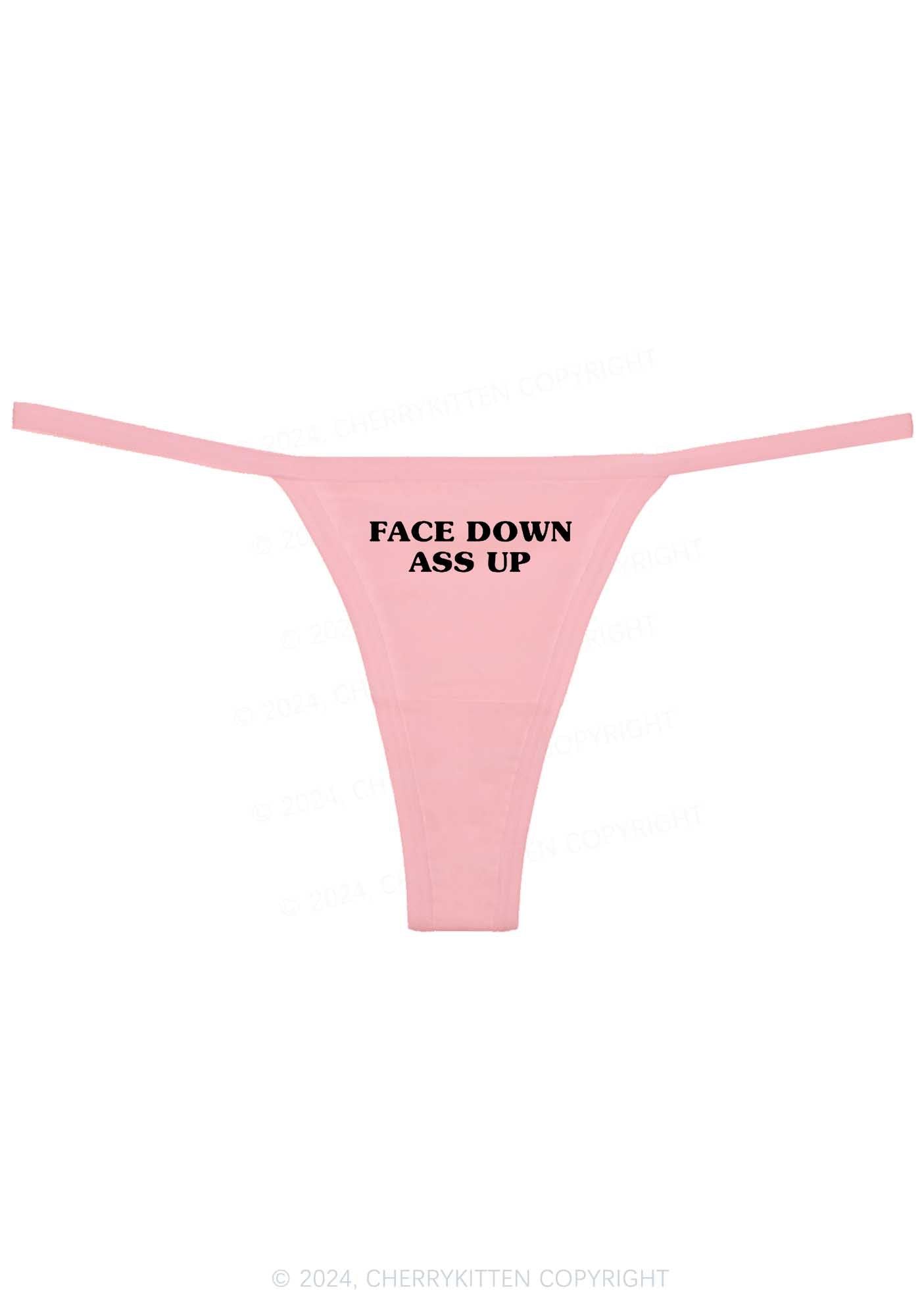 Face Down Y2K Flat String Thong Cherrykitten