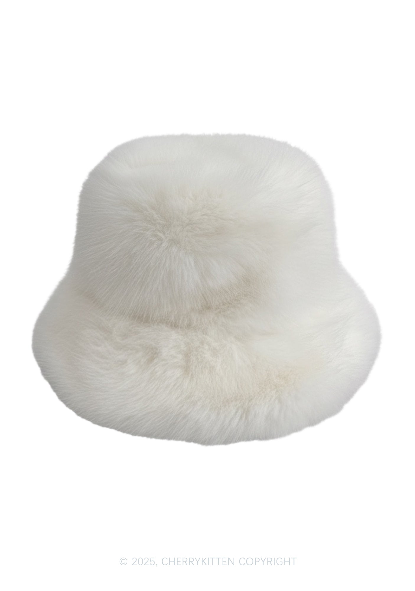 Faux Fur Y2K Bucket Hat Cherrykitten
