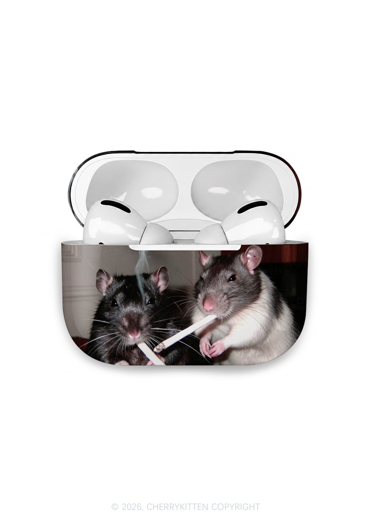 Smoking Rats Y2K Earphone Case Cherrykitten
