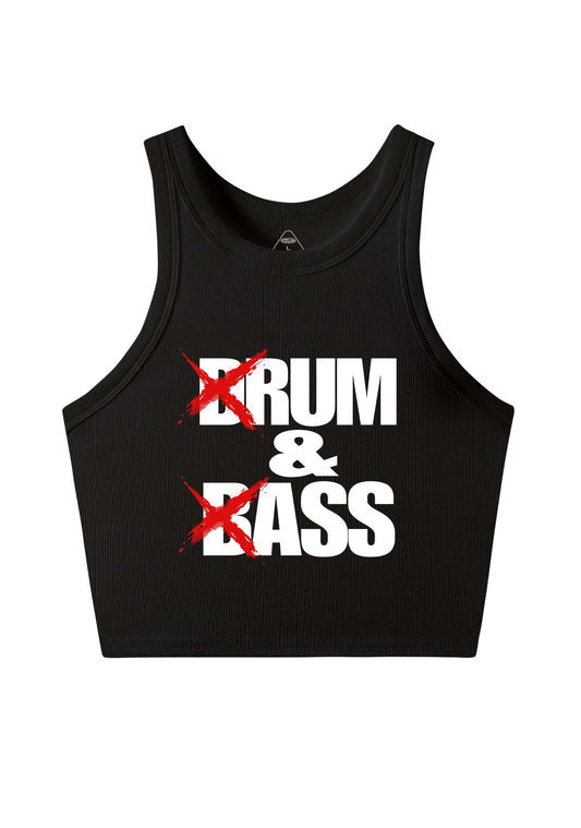 DnB Graffiti Y2K Crop Tank Top Cherrykitten