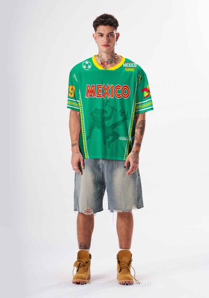 Custom Mexican Ancient Tribal Figure Y2K Sport Jersey Shirts Cherrykitten