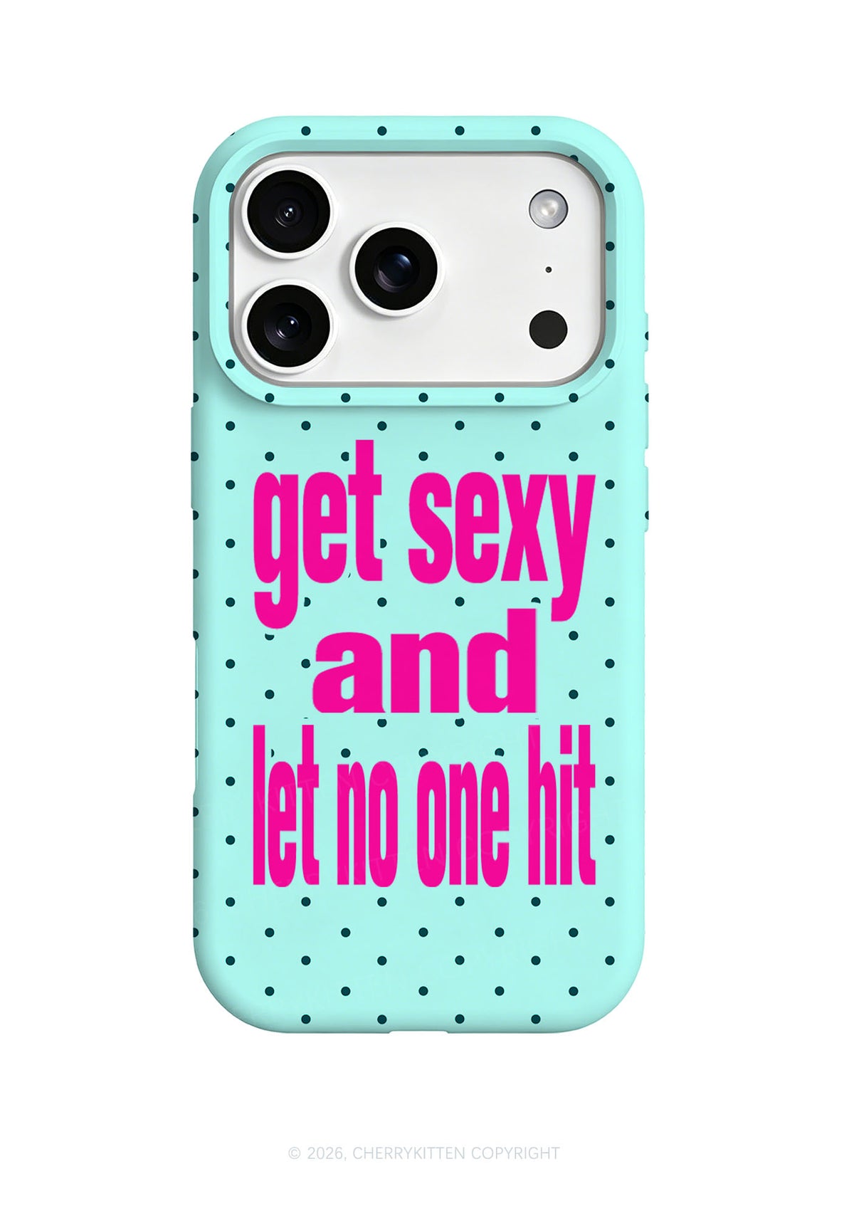 Get Sxy And Let No One Hit Y2K Phone Case Cherrykitten