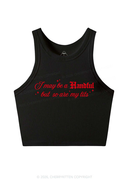 Handful Txts Valentine's Day Y2K Crop Tank Top Cherrykitten