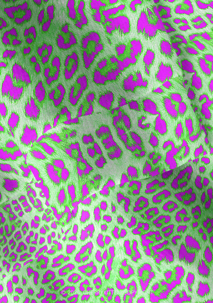 Green Leopard Y2K Christmas Cardigan Knit Sweatshirt Cherrykitten