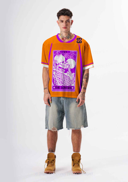 The Skeleton Lovers Y2K Sport Jersey Shirts Cherrykitten