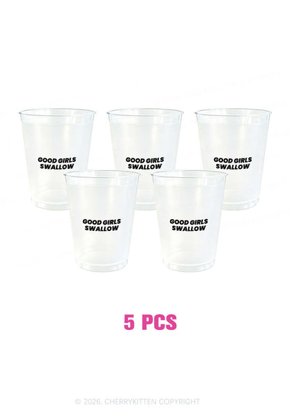 Good Girls Swallow Y2K Plastic Cup Cherrykitten