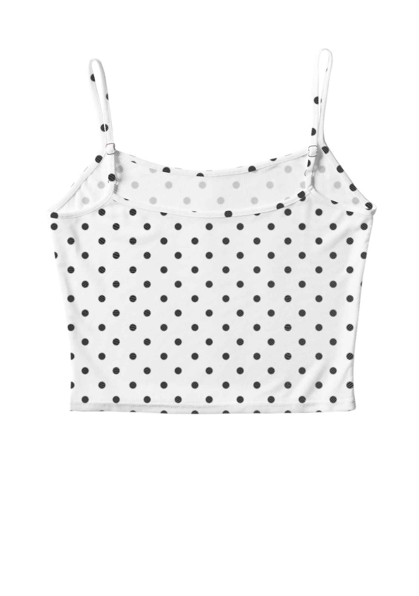 Butch Bait White Dots Pride Y2K Mesh Cami Tank Cherrykitten