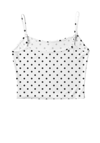 Butch Bait White Dots Pride Y2K Mesh Cami Tank Cherrykitten
